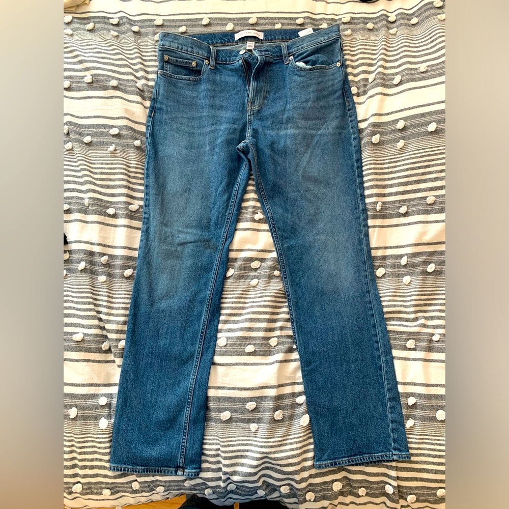 Calvin Klein Men’s jeans in blue, straight style